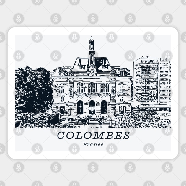 Colombes - France Magnet by Lakeric
